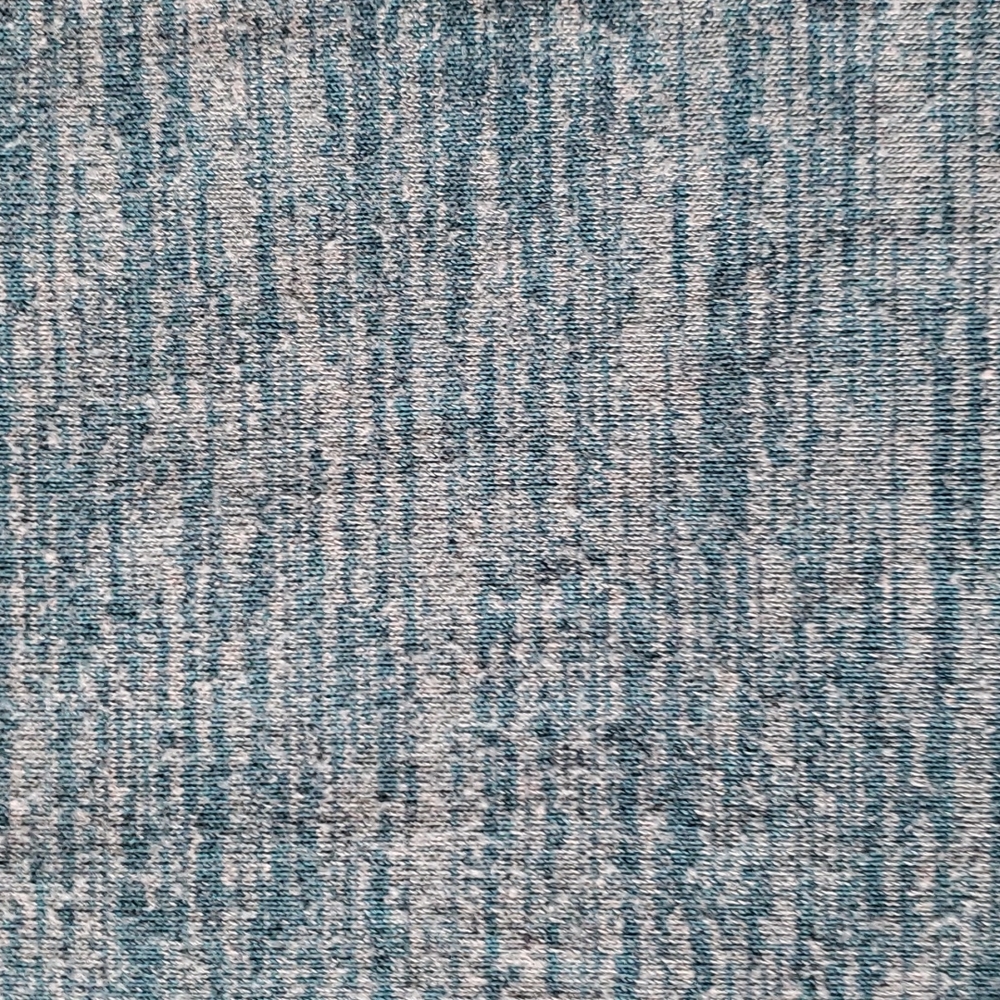 Terra & Sky Teal V Neck Knit 3/4 Sleeve 1X - Picture 8 of 10